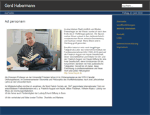 Tablet Screenshot of gerd-habermann.de